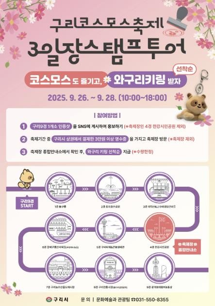 구리시, 코스모스 축제 기간 