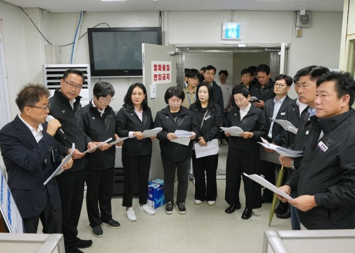 아산시의회, 주요시설 현장방문으로 현...