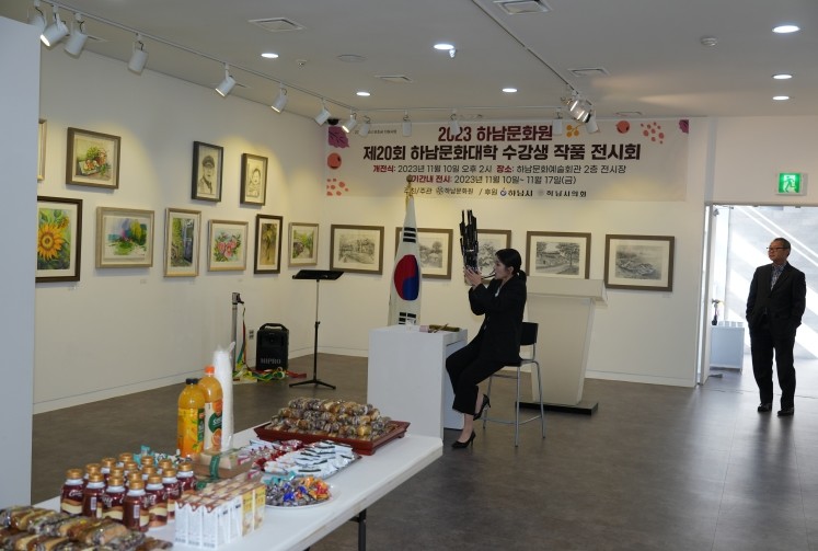 21회 하남문화원 문화대학 수강생 전시회 개최