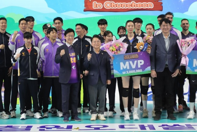 춘천시, 비연고지 첫 V-리그 올스타...