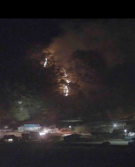 전북자치도 진안 산불발생.. 진화완료...