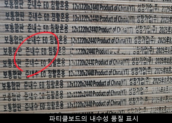 산림청 국립산림과학원, 파티클보드 품...